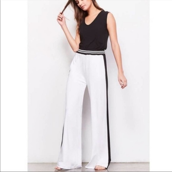 BB Dakota Pants - BB Dakota Optic White Wide Leg Pants